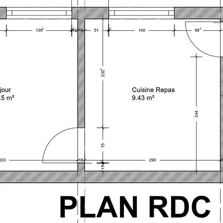 בית נופש Agreable Maison De Proche Centre נאנט